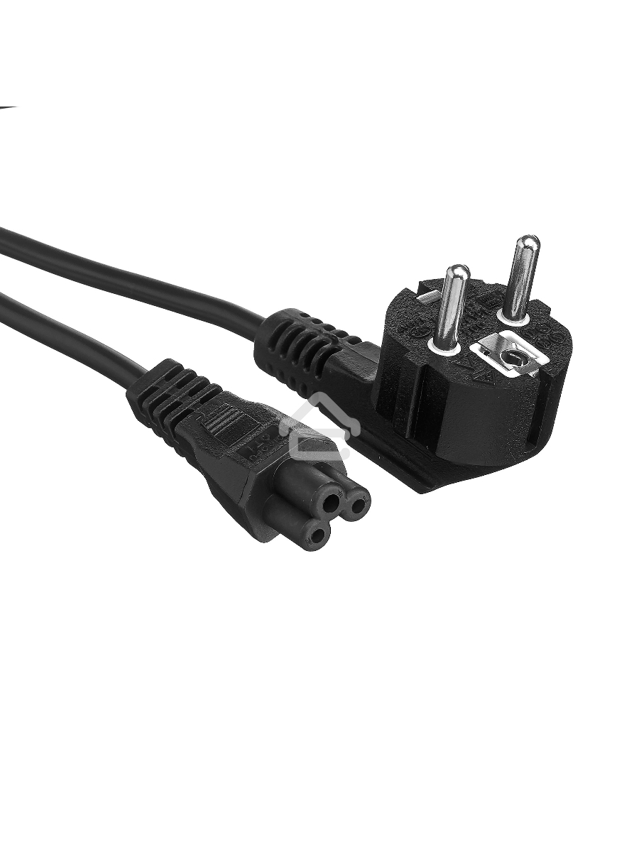 Кабель питания ноутбуков ExeGate Power PC5-1,8P (Евровилка Schuko->С5) VDE-250V-3*0.5-CU, 6A, 1.8м