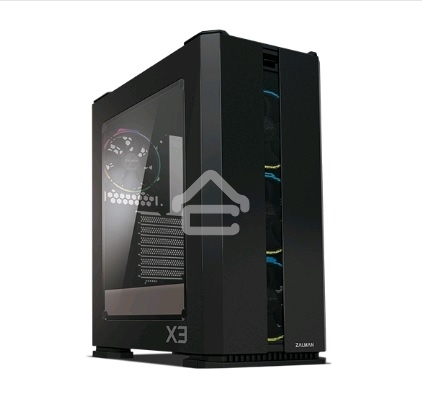Компьютерный корпус ZALMAN X3, ATX, BLACK, WINDOW, 2x3.5