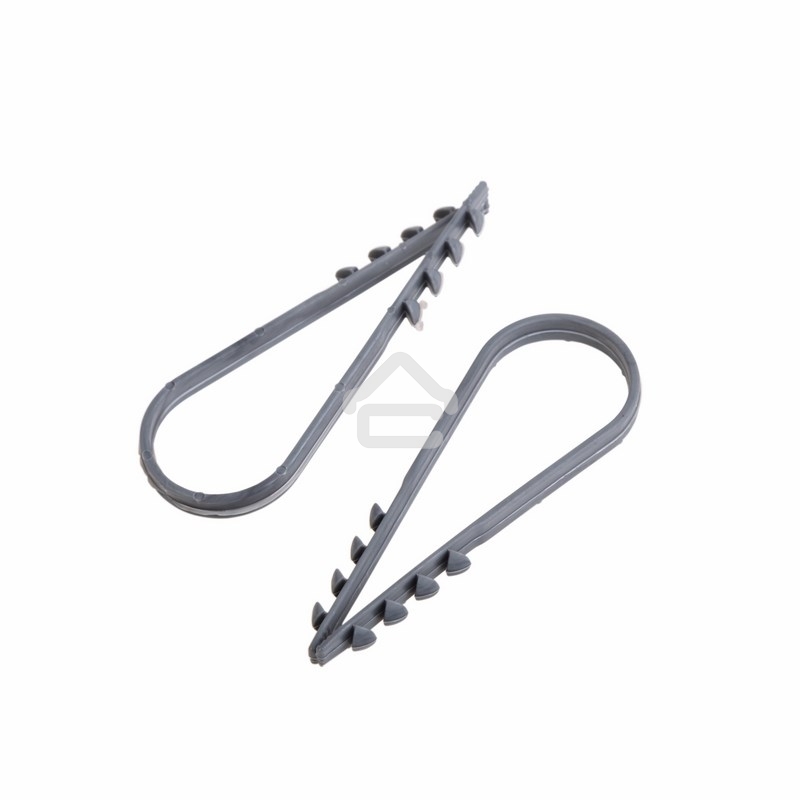 Дюбель-хомут нейлоновый PROconnect 19-25 мм, серый, упаковка 100 шт.