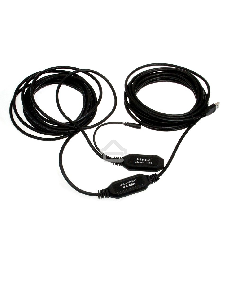 Кабель-адаптер USB3.0-repeater, удлинительный активный Am-->Af 10м VCOM