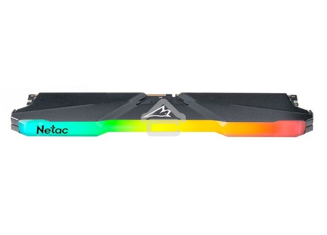 Оперативная память NETAC Shadow, DDR4, 16GB (1x16GB), 3200MHz, CL16, DIMM, с радиатором, RGB, серый