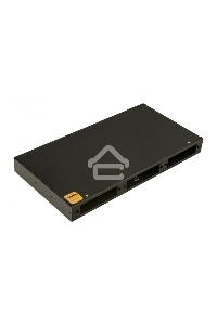 Бокс оптический универсальный Hyperline FO-19R-1U-3xSLT-W140H42-24UN-BK 19