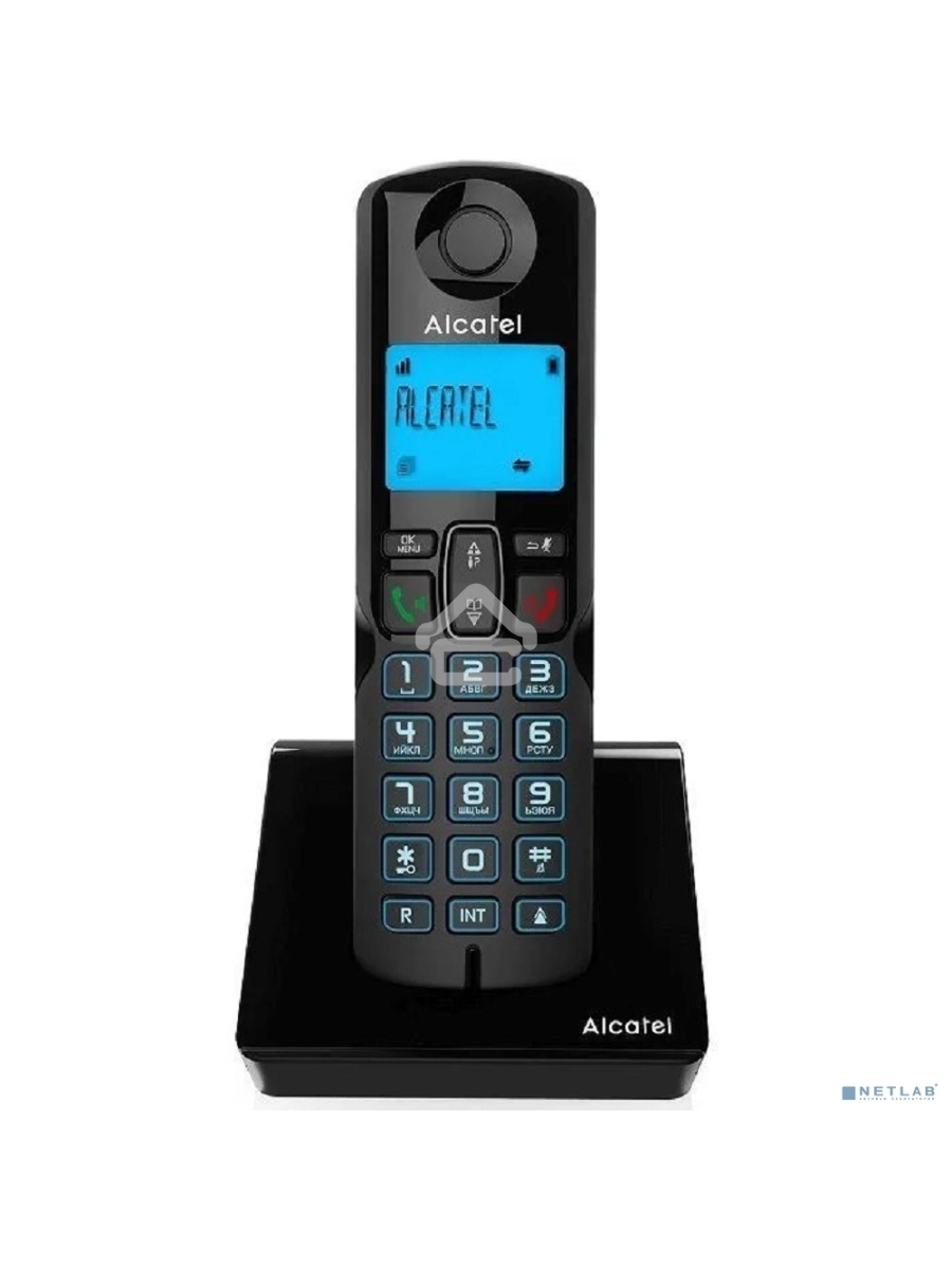 Радиотелефон ALCATEL S250 RU черный