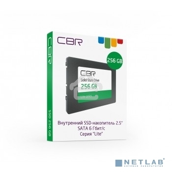 Накопитель SSD CBR SSD-256Gb-2.5-LT22, 256Gb, SATA III, 2.5