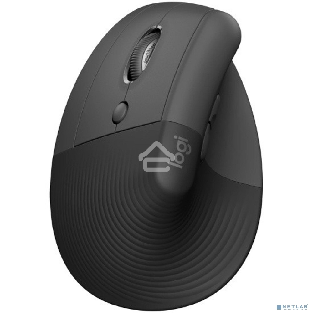 Мышь беспроводная Logitech Lift графитовый, 4000 dpi, радиоканал, Bluetooth, USB, кнопки - 6