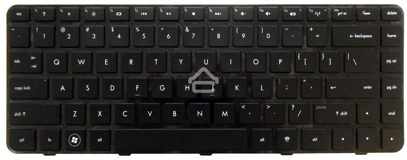 Клавиатура для ноутбука HP Pavilion DM4-1000 DV5-2000 DV5-2100 черная с подсветкой