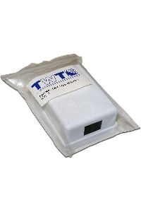 Настенная розетка, 1 порт RJ-45 категории 6, UTP, белая