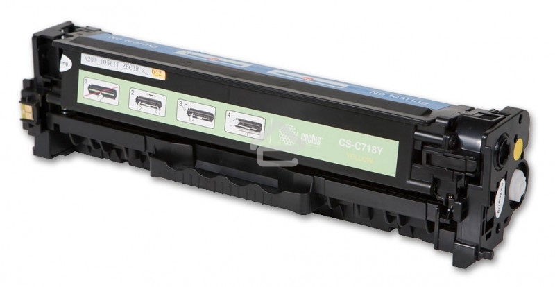 Картридж лазерный Cactus CS-C718Y желтый (2900 стр.) для Canon i-Sensys MF8330/MF8340/MF8350/MF8360/MF8540/MF8580/LBP7200/7210/7660/7680