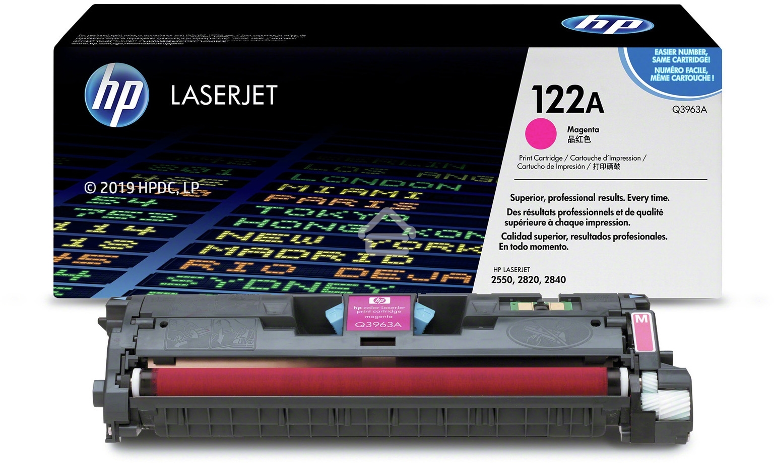 Картридж лазерный HP Q3963A пурпурный для Color LaserJet 2550 4000 стр.