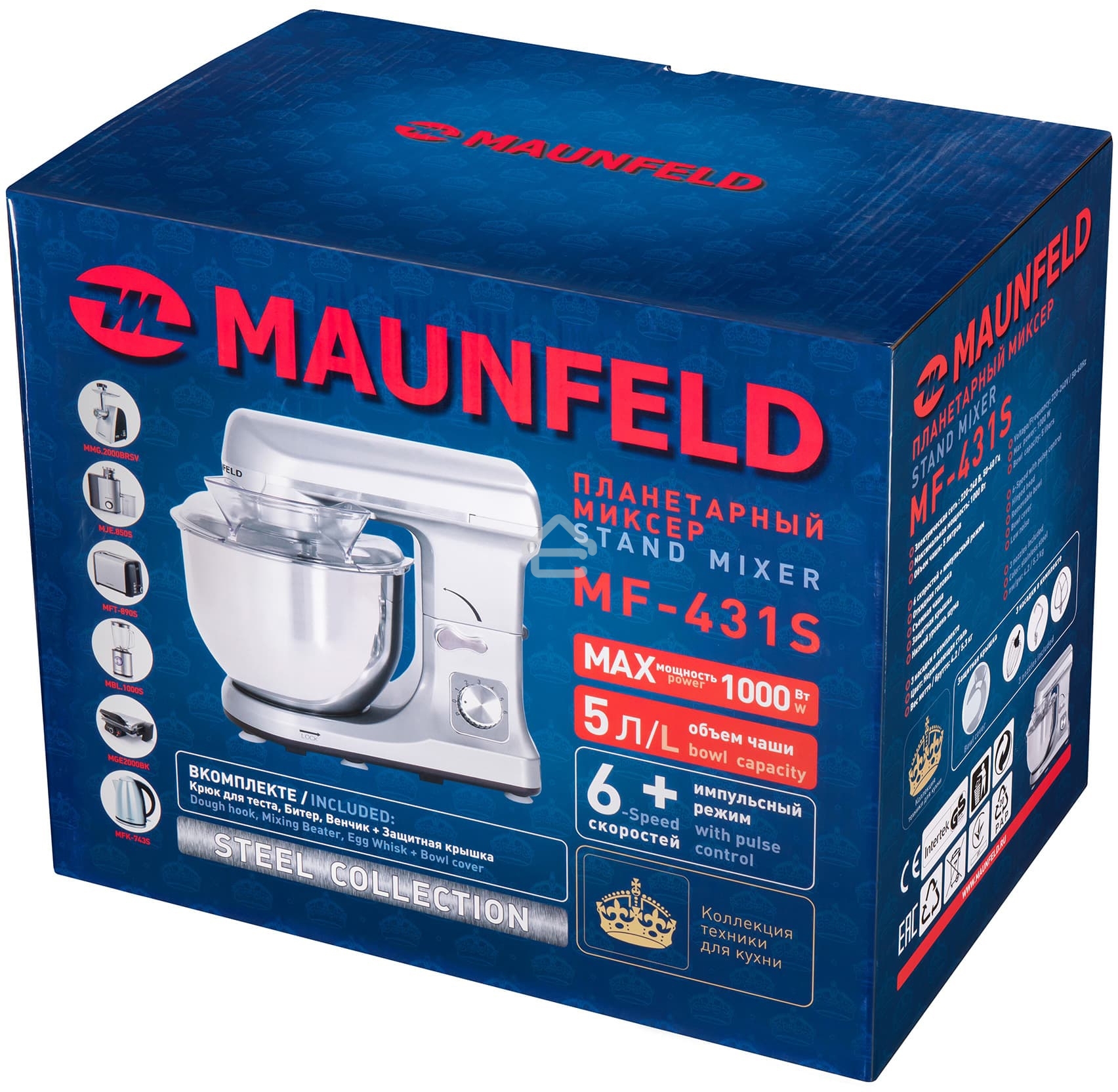 Миксер планетарный Maunfeld MF-431S