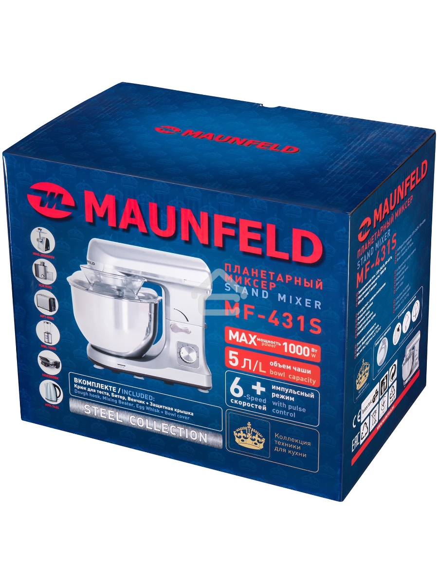 Миксер планетарный Maunfeld MF-431S