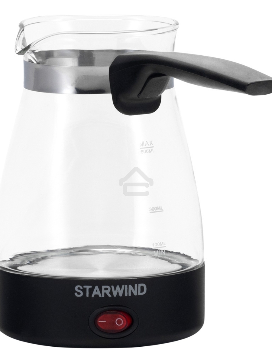 Электрическая турка Starwind STG6051 черный, исп. кофе - молотый, 0.6 л, 600 Вт.
