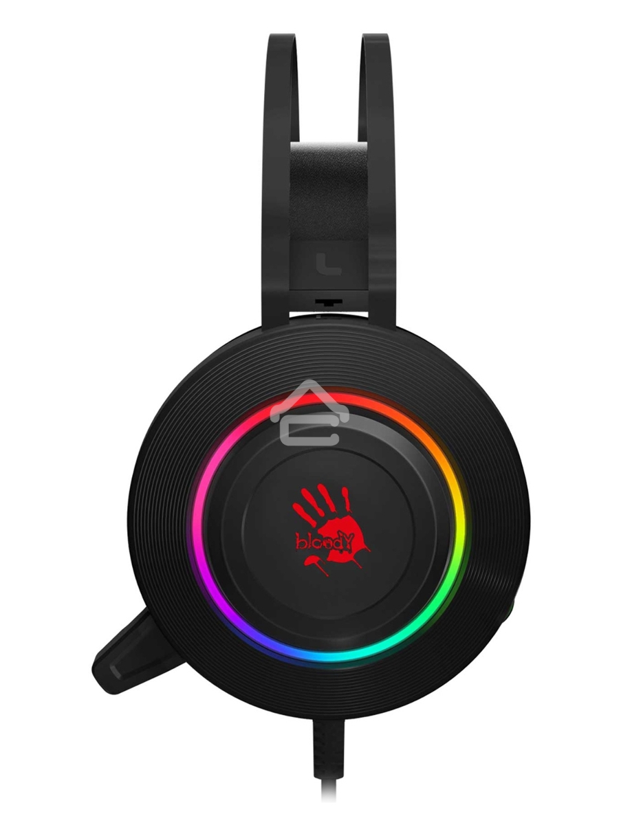 Наушники с микрофоном A4 Bloody G521 черный 2.3м мониторные USB оголовье (G521 (BLACK))