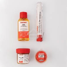 Набор К4 для пайки Rexant универсальный (припой, канифоль, паяльный жир, флюс СКФ)