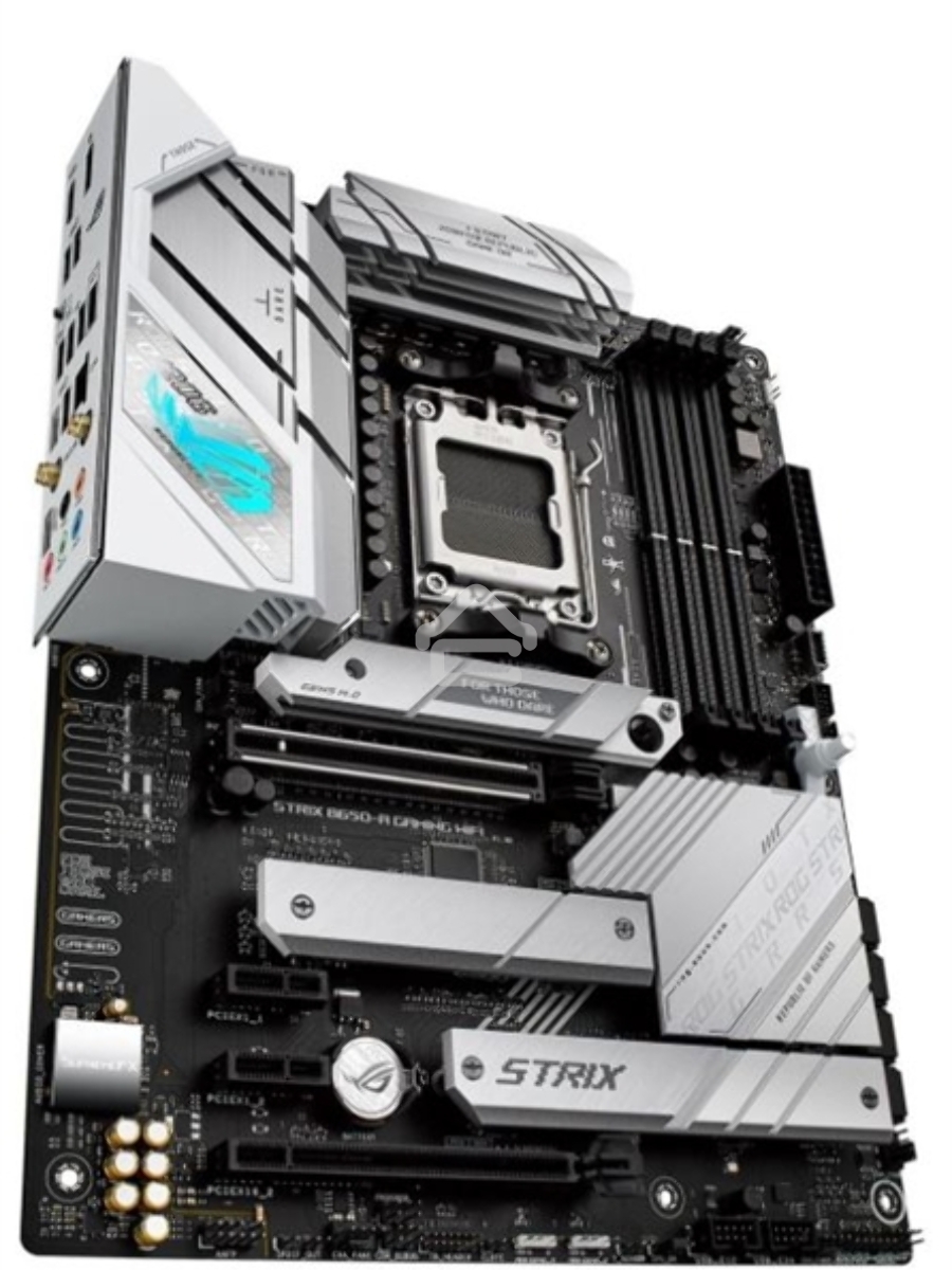 Материнская плата ASUS ROG STRIX B650-A GAMING WIFI, AM5, AMD B650, 4xDDR5, 4xSATA, 3xM.2, 1xPCIe 4.0 x16, 1xPCIe 4.0 x4, 1xHDMI, 1xDP, 1x 2.5Gb LAN, 3xUSB-A 3.2 Gen 2, 4xUSB 2.0, 5x3.5 мм, 7.1, Standard-ATX
