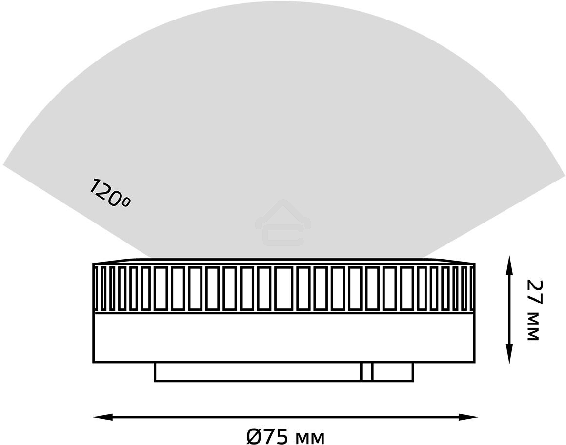 Лампа светодиодная GX53 11Вт 6500К 1050лм