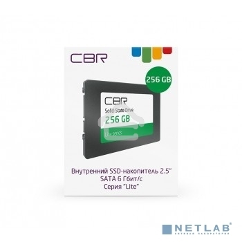 Накопитель SSD CBR SSD-256Gb-2.5-LT22, 256Gb, SATA III, 2.5