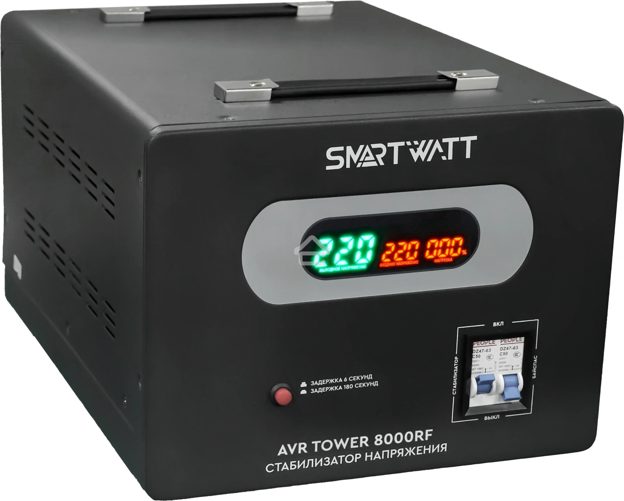 Стабилизатор напряжения напольный SMARTWATT AVR TOWER 8000RF