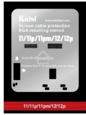 Набор трафаретов Kaisi для iPhone 11/11 pro/11 promax/12/12 pro