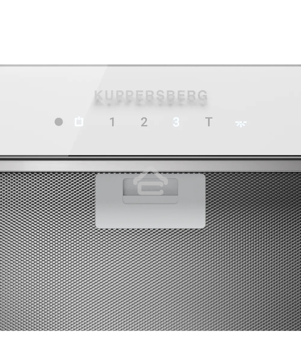 Вытяжка встраиваемая Kuppersberg Innova V 60 белый, 52.6 см, 1300 куб. м/ч, 46 дБ