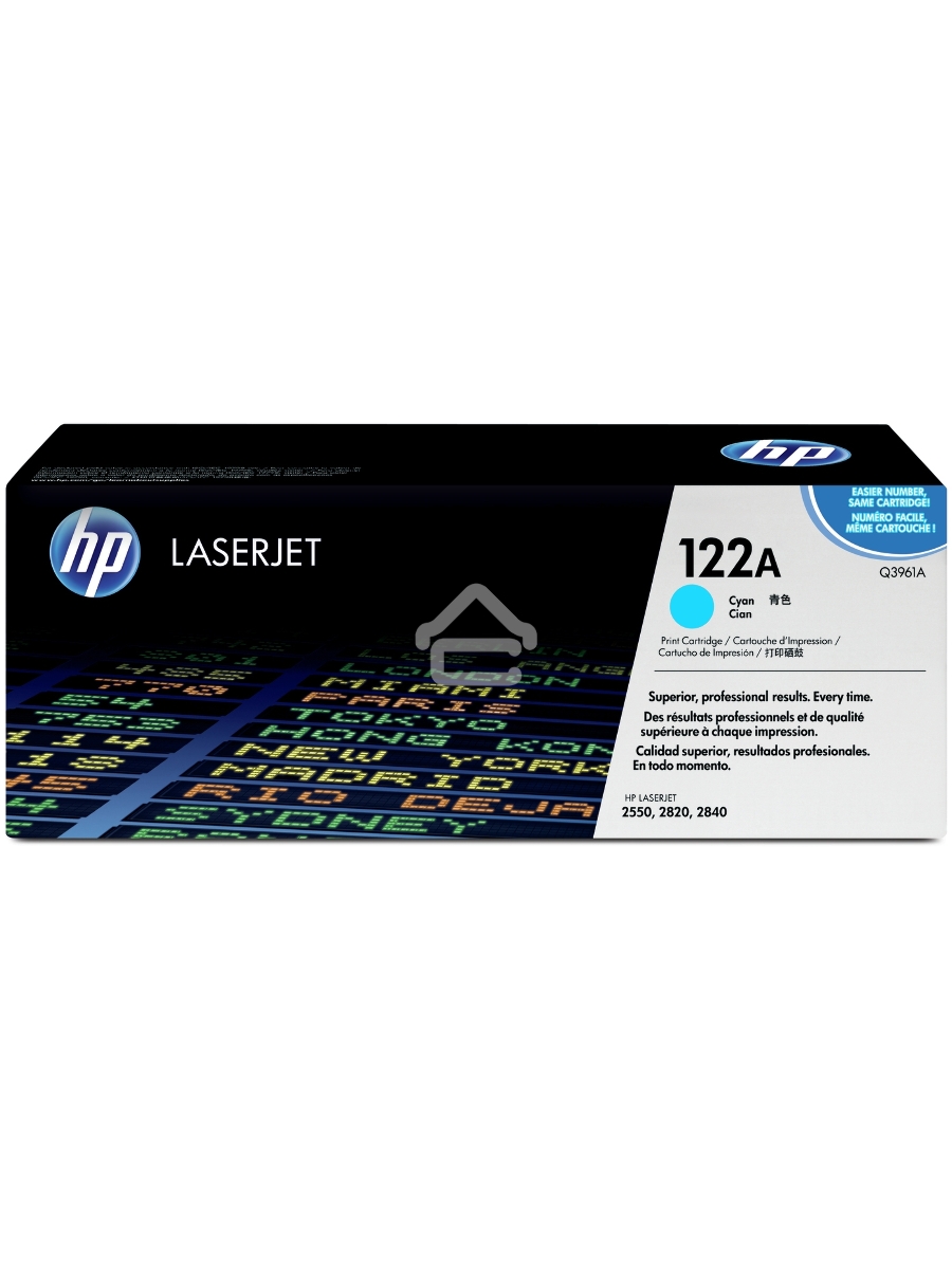 Картридж лазерный HP Color LaserJet Q3961A голубой для Color LaserJet 2550