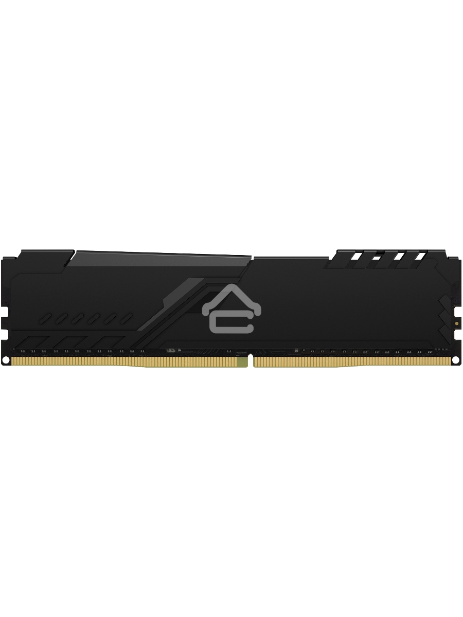 Оперативная память Kingston Fury Beast, DDR4, 16GB (1x16GB), 3600MHz, CL18, DIMM, с радиатором, черный