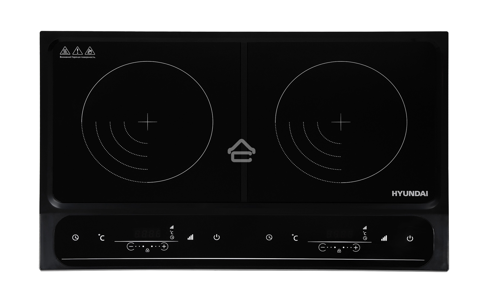Плита настольная электрическая Hyundai HYC-0107 черный стеклокерамика (настольная)