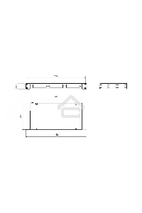 Бокс оптический универсальный Hyperline FO-19R-1U-3xSLT-W140H42-24UN-BK 19