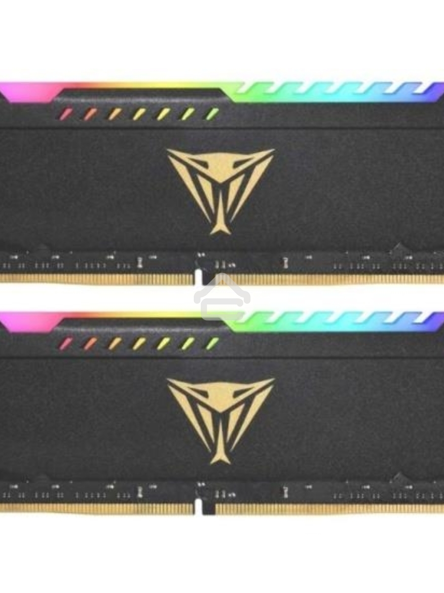 Оперативная память Patriot Viper Steel, DDR4, 32GB (2x16GB), 3600MHz, CL20, DIMM, с радиатором, RGB, черный