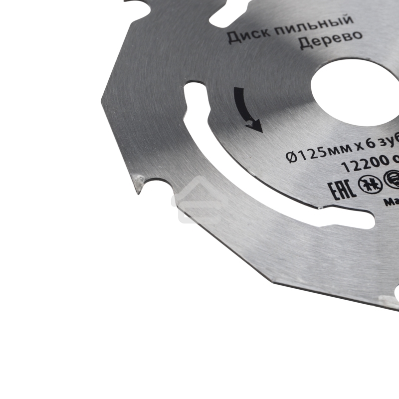 Диск пильный Kranz 125 мм х 6 зуб х 22,23 мм