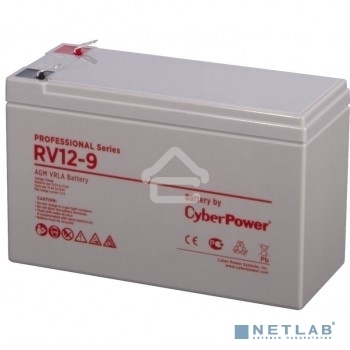 Батарея PS CyberPower RV 12-9 / 12 В 9 Ач Battery CyberPower Professional series RV 12-9 / 12V 9 Ah