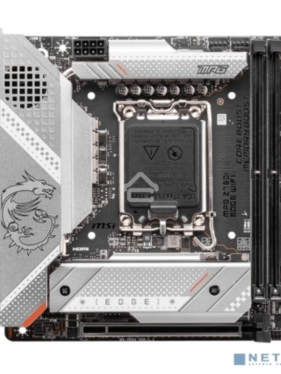 Материнская плата MSI MPG Z790I EDGE WIFI, LGA 1700, Intel Z790, 2xDDR5, 4xSATA, 3xM.2, 1xPCIe 5.0 x16, 1xDP, 1xHDMI, 1x 2.5Gb LAN, 1xUSB-C 3.2 Gen 2x2, 2xUSB-A 3.2 Gen 2, 4xUSB-A 3.2 Gen 1, Mini-ITX
