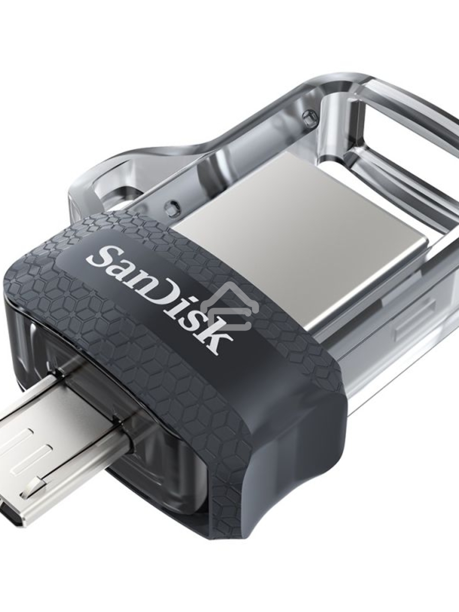 Флеш диск 64GB SanDisk Ultra Android Dual Drive OTG, m3.0/USB 3.0, Black