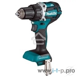 Дрель ак б\щет Makita DDF484Z,18В,Li-ion,БЗП-13мм,0-500\0-2000об\м,54\30Нм,1.5кг,кор,б\акк и з\у,XPT