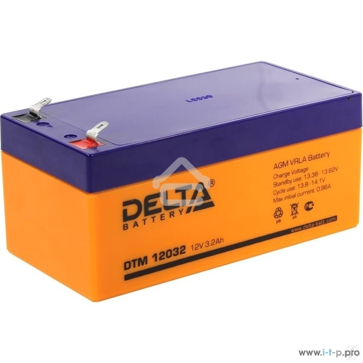 Батарея Delta DTM 12032 (12V, 3.2Ah)