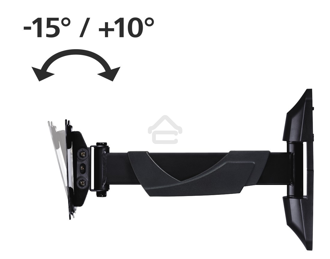 Кронштейн для телевизора Hama FULLMOTION черный 10