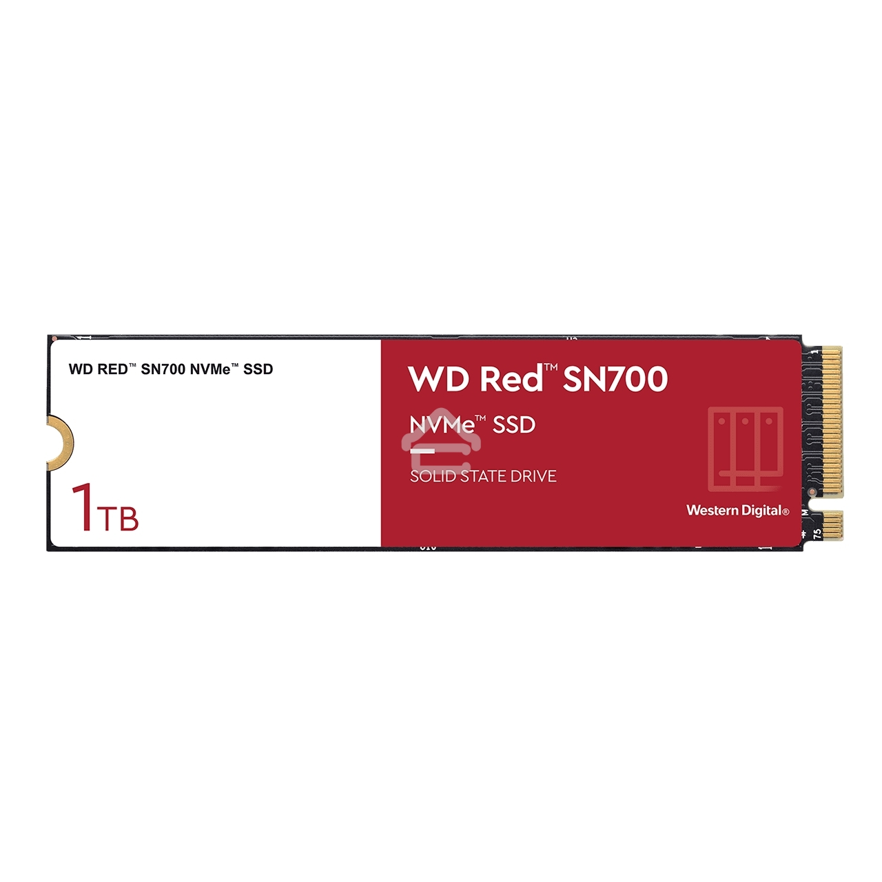 Накопитель SSD WD Red SN700, 1Tb, PCIe 3.0 x4, M.2 2280, NVMe, R/W 3430/3000