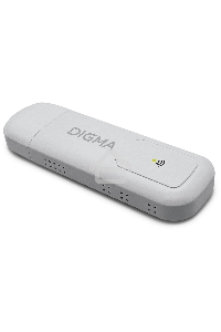 Модем 3G/4G Digma Dongle WiFi DW1960 USB Wi-Fi Firewall +Router внешний белый
