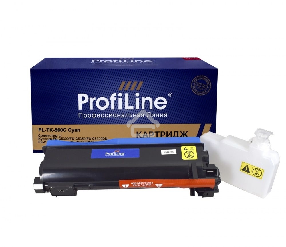 Картридж лазерный ProfiLine PL-TK-560C для принтера Kyocera FS-C 5300DN/5350DN/ECOSYS P6030cdn 12000 копий голубой