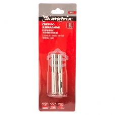 Сверло алмазное Matrix по керамограниту, 8 х 67 мм, 3-гранный хвостовик 2 шт.