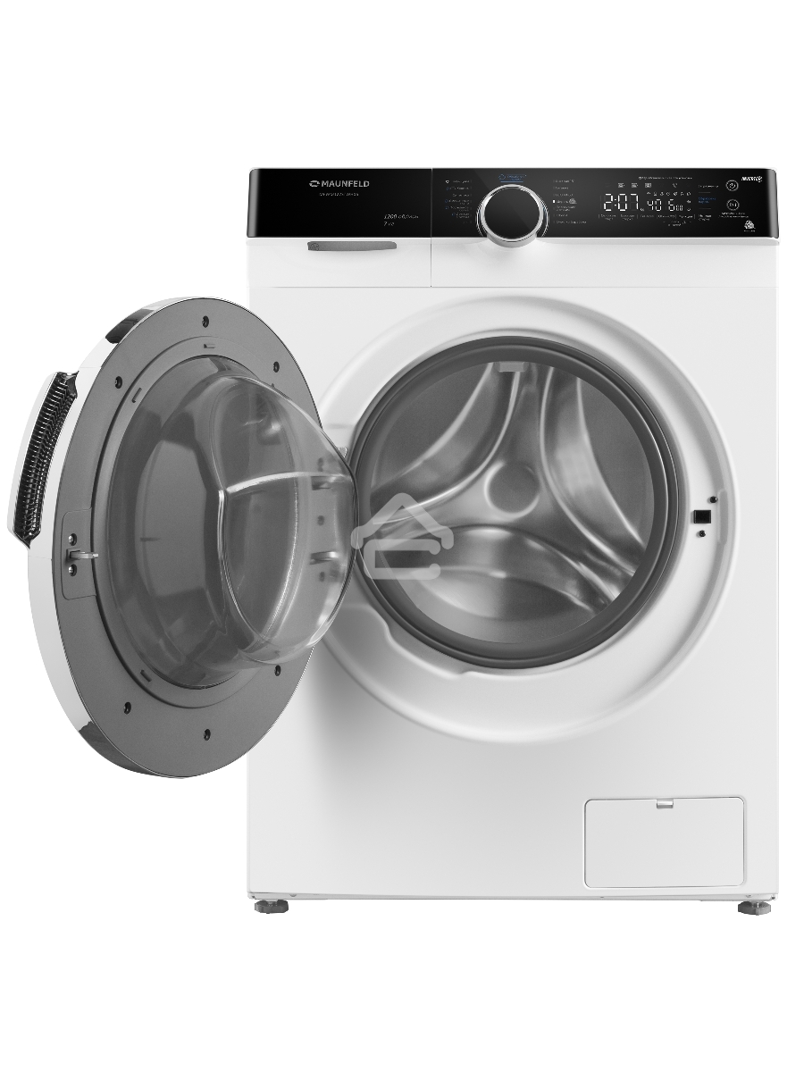 Стиральная машина Maunfeld MFWM127STWH06 белый, загрузка фронтальная 7 кг, 1200 об/мин., класс: А+++