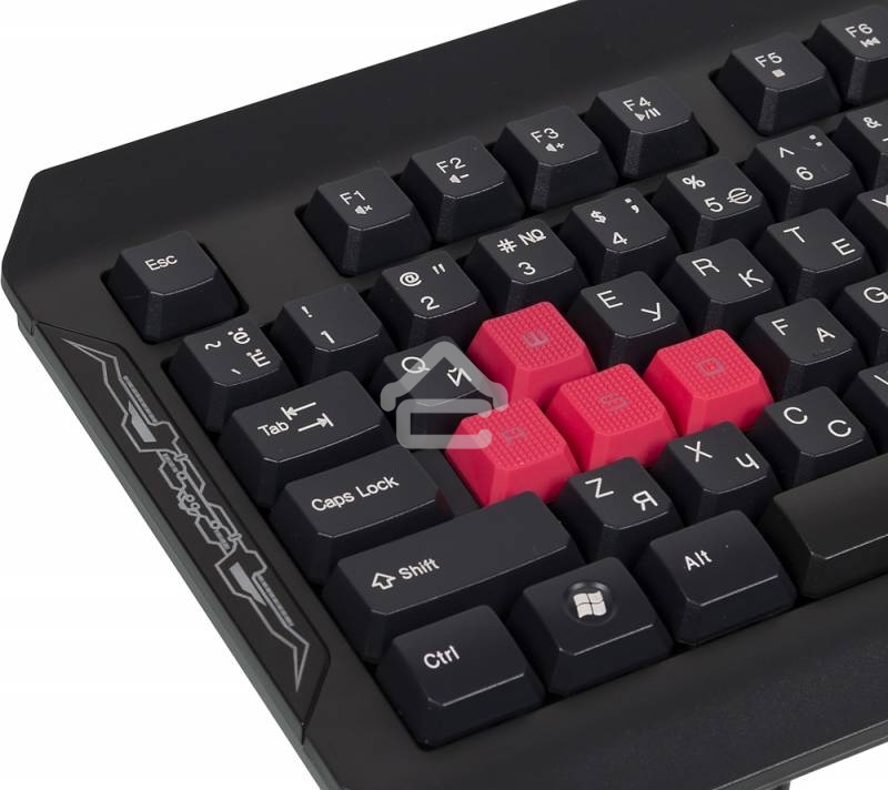 Клавиатура проводная A4Tech Bloody Q100 USB черный