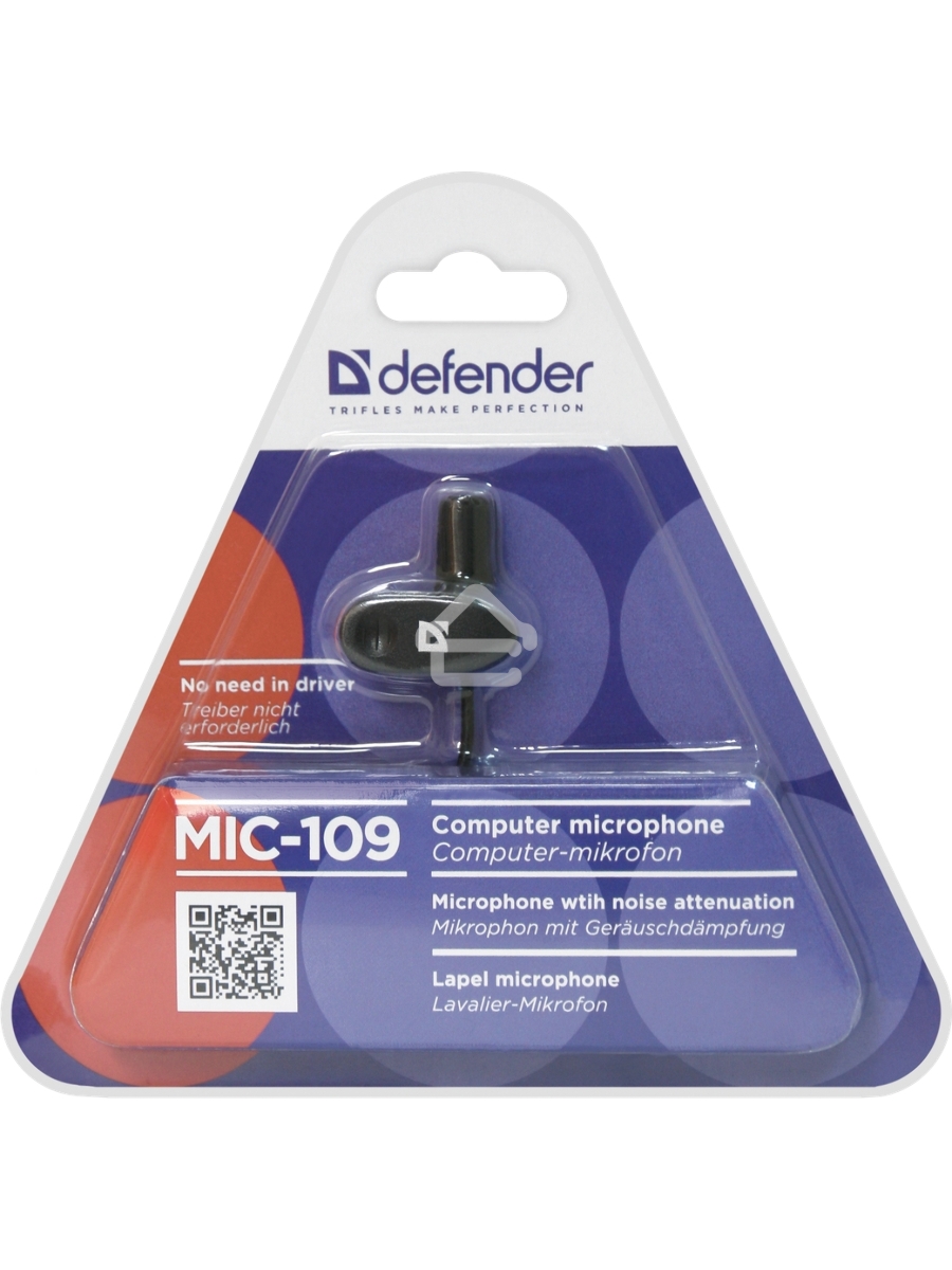 Микрофон MIC-109 черный 64109 Defender
