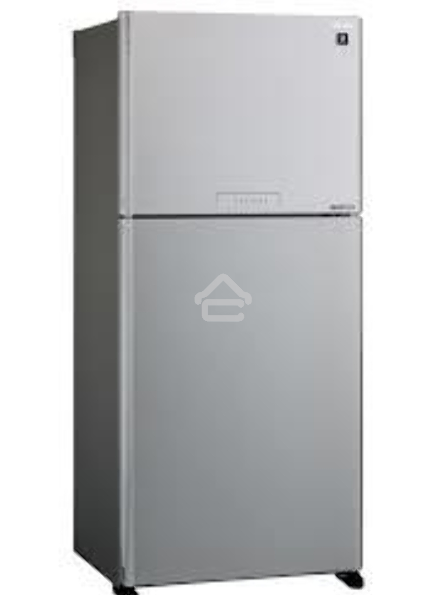 Холодильник Sharp SJ-XG55PMSL серебристый двухкамерный 394/162 л морозилка сверху