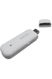 Модем 3G/4G Digma Dongle WiFi DW1960 USB Wi-Fi Firewall +Router внешний белый