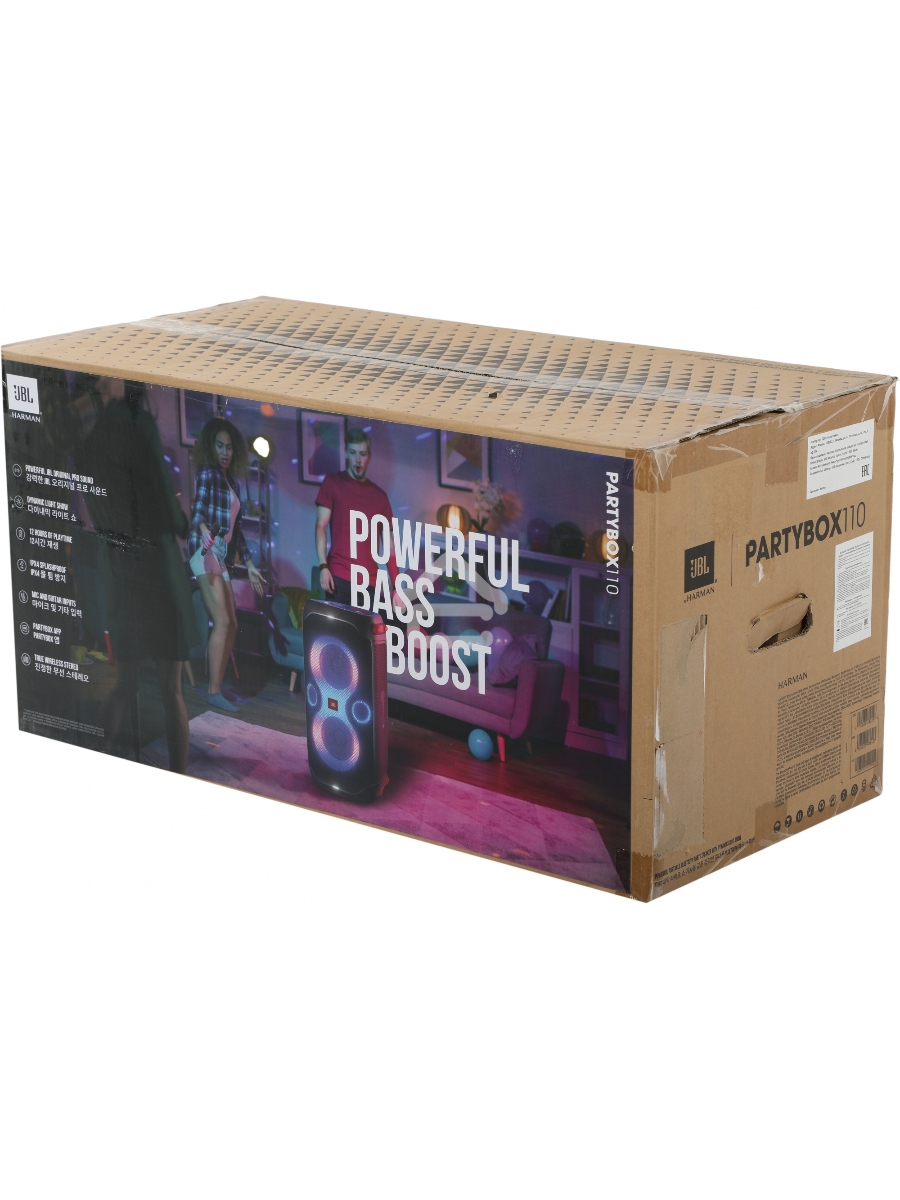 Портативная колонка JBL JBL Partybox 110 черный 160 Вт
