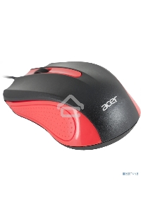 Мышь проводная Acer OMW012 черный/красный, 1200 dpi, USB, кнопки - 3