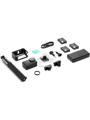 Экшн-камера Dji Osmo Action 5 Pro Adventure Combo 1xCMOS 12Mpix серый/черный