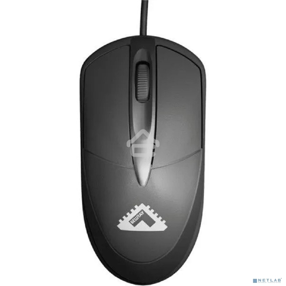 Мышь проводная БЕШТАУ М100РУ черный, 1200 dpi, USB, кнопки - 3