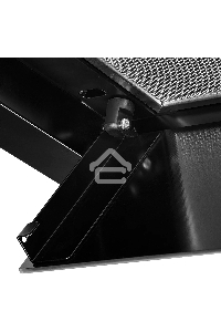 Встраиваемая вытяжка MONSHER INNA 40 Noir, 40 см, производительность 750 м3/ч, 3 скорости, турбо режим, механическое управление, уровень шума 45 дБ, LED освещение, угольный фильтр KF-Y (опция), цвет черный/нержавеющая сталь